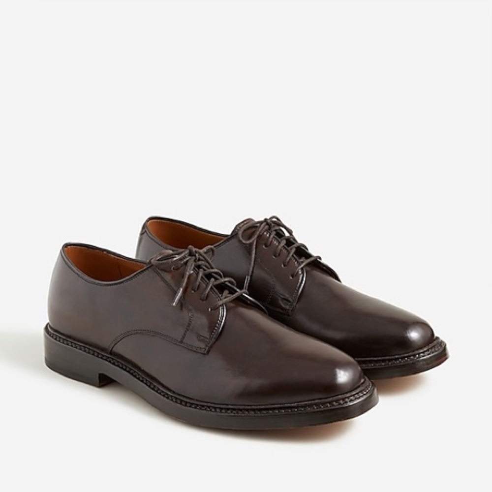 J. Crew Dark Brown Leather Derby Shoes